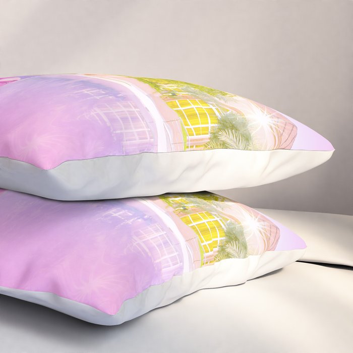 Pink Flamingo Pillow Sham Gallery Image 3