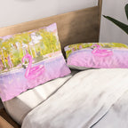 Pink Flamingo Pillow Sham Gallery Image 2