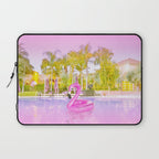 Pink Flamingo Laptop Sleeve Gallery Image 1