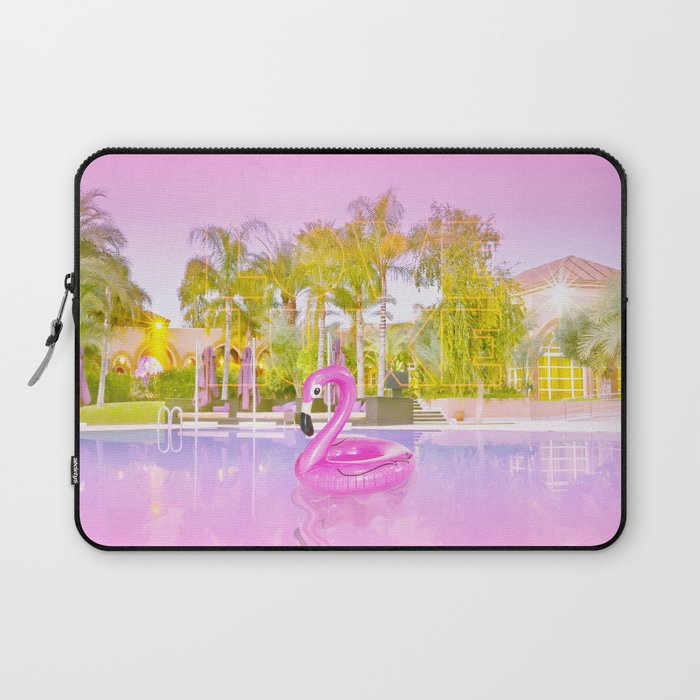 Pink Flamingo Laptop Sleeve Gallery Image 1