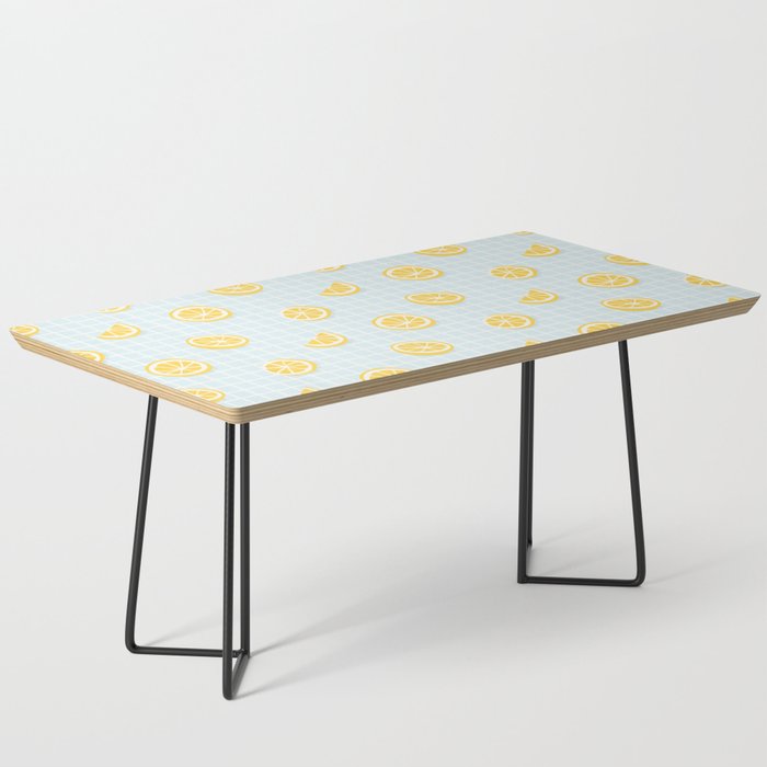 Vintage lemon fruit slice pattern Coffee Table Gallery Image 1
