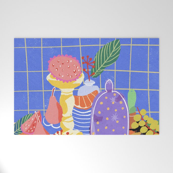 Rainbow still life #2 Welcome Mat Gallery Image 1