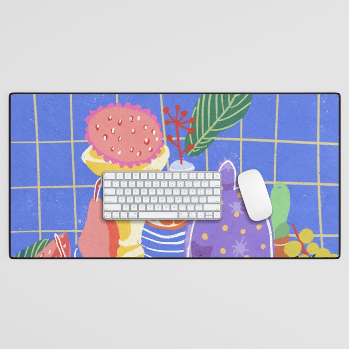 Rainbow still life #2 Desk Mat Gallery Image 1
