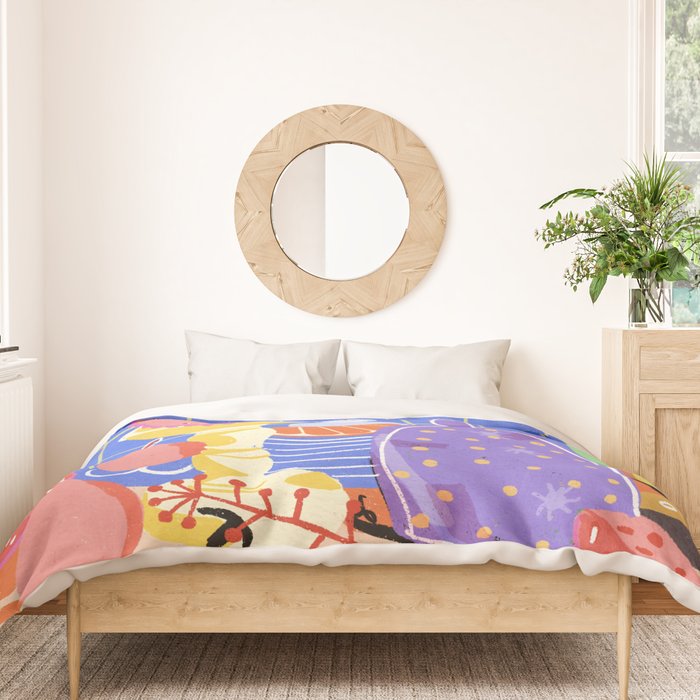 Rainbow still life #2 Duvet Cover Gallery Image 3