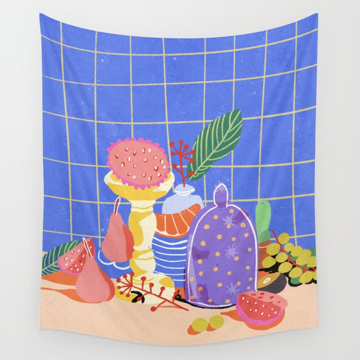 Rainbow still life #2 Wall Tapestry Gallery Image 4