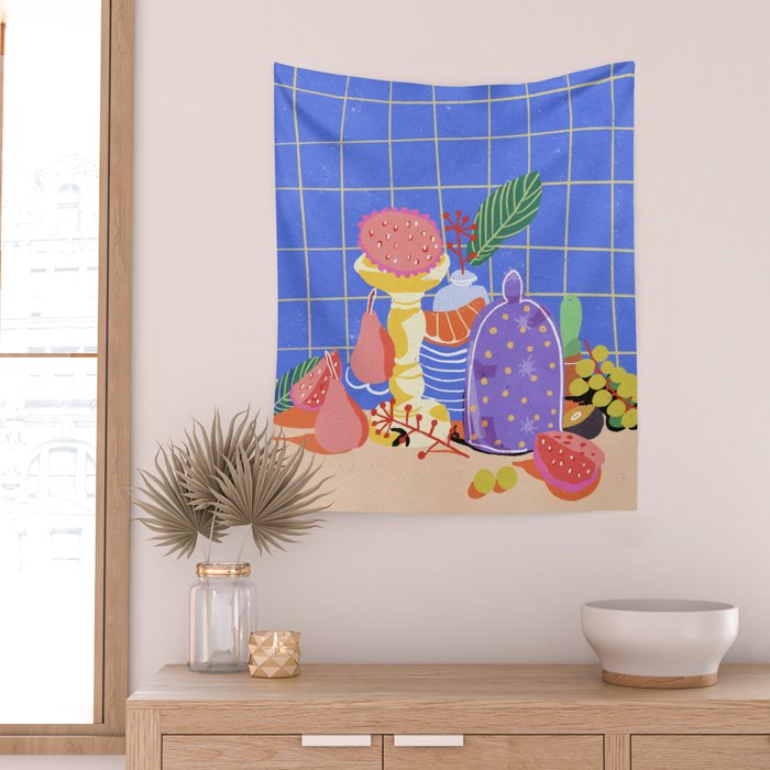 Rainbow still life #2 Wall Tapestry Gallery Image 2