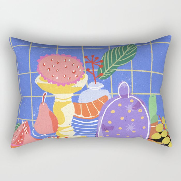 Rainbow still life #2 Rectangular Pillow Gallery Image 2