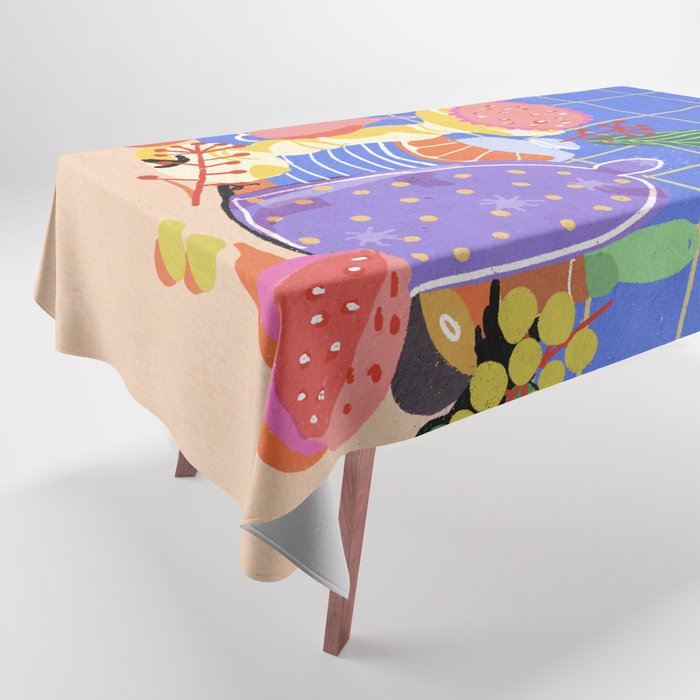 Rainbow still life #2 Tablecloth Gallery Image 1