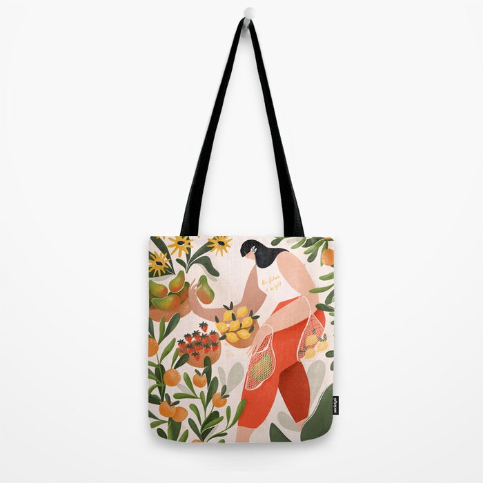 At the fruit market Tote Bag Gallery Image 2