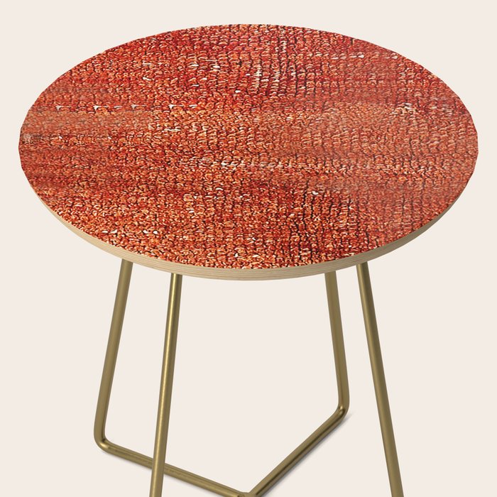 Bakhshaish Rug Detail Print Side Table Gallery Image 2