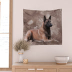 Malinois  Belgian shepherd - Mechelaar Wall Tapestry Gallery Image 2