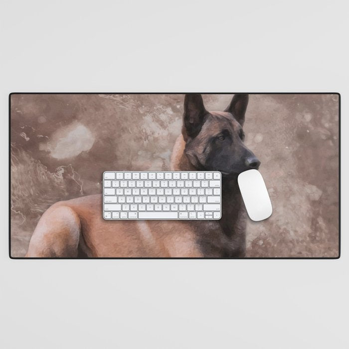 Malinois  Belgian shepherd - Mechelaar Desk Mat Gallery Image 1