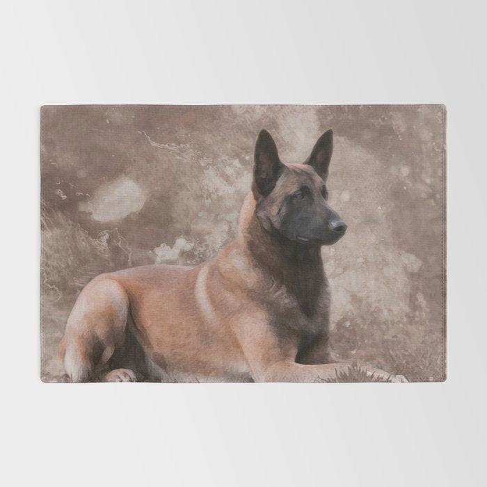 Malinois  Belgian shepherd - Mechelaar Rug Gallery Image 2