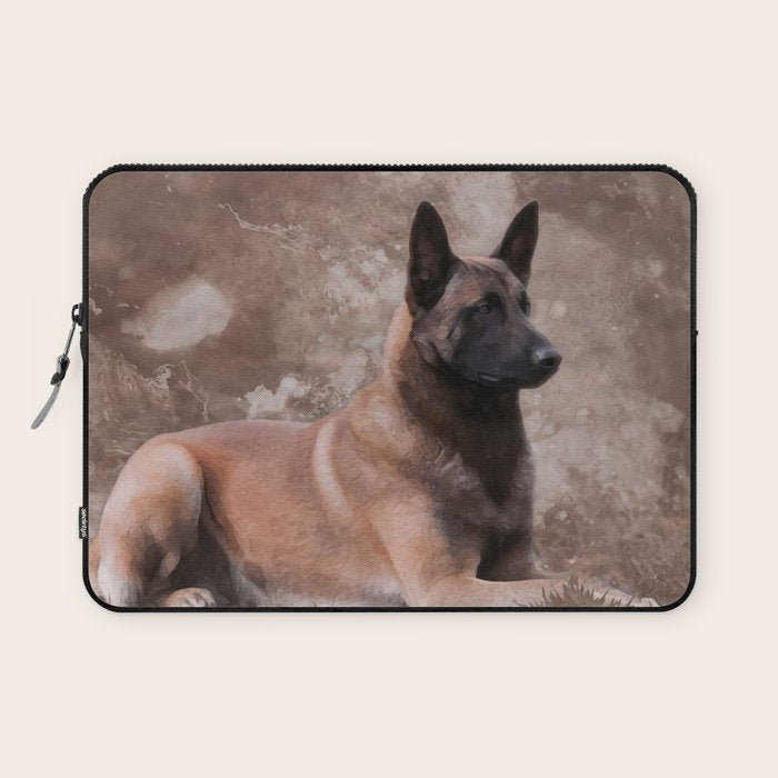 Malinois  Belgian shepherd - Mechelaar Laptop Sleeve Gallery Image 1