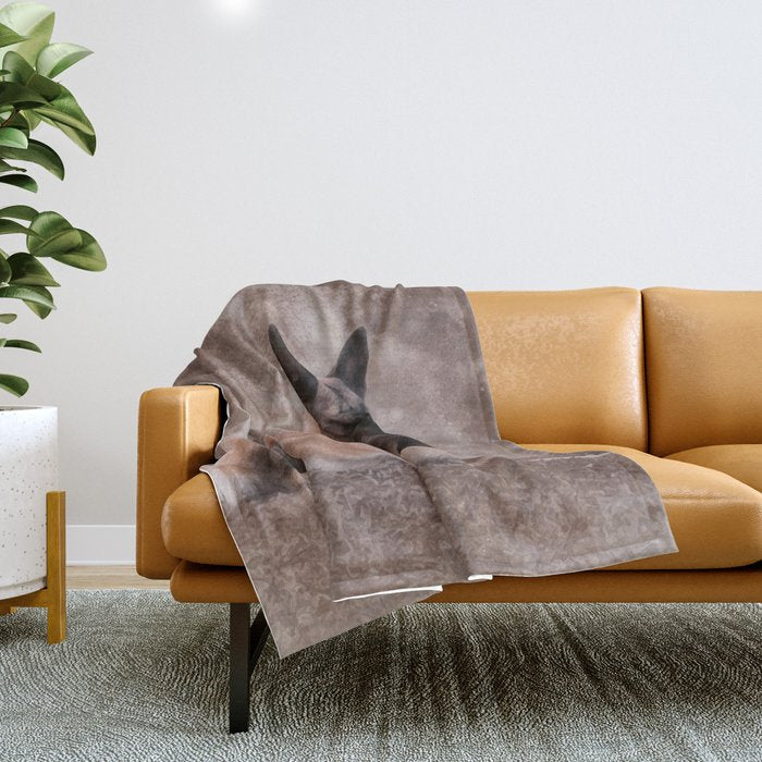 Malinois  Belgian shepherd - Mechelaar Throw Blanket Gallery Image 1