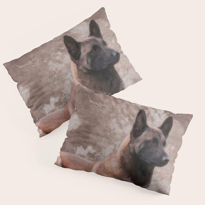 Malinois  Belgian shepherd - Mechelaar Pillow Sham Gallery Image 3
