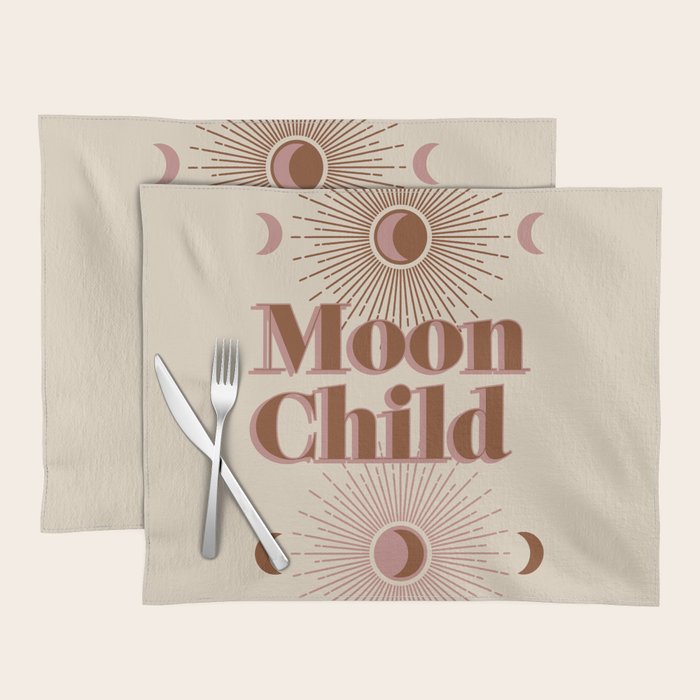 Vintage Moon Child Placemat Gallery Image 1