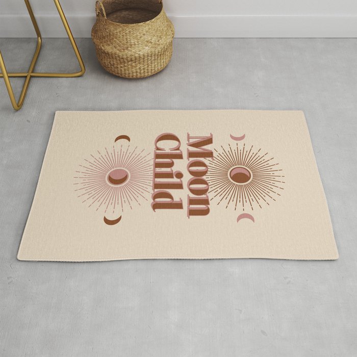 Vintage Moon Child Rug Gallery Image 1