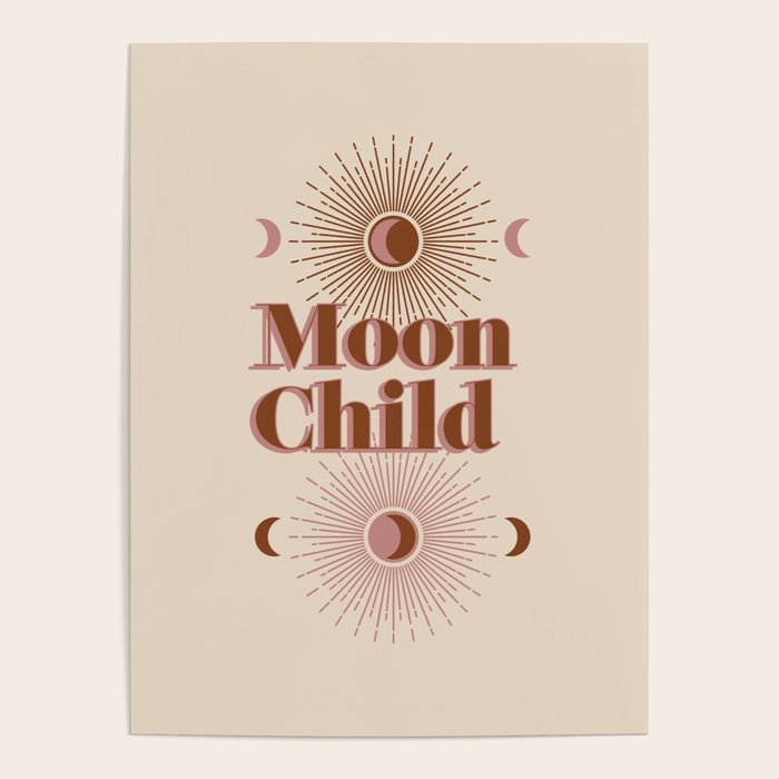 Vintage Moon Child Poster Gallery Image 1