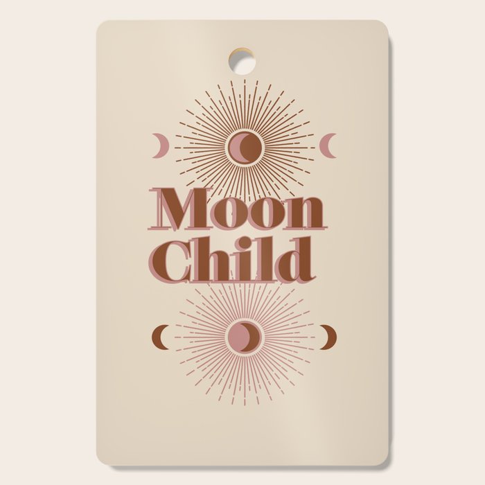 Vintage Moon Child Cutting Board Gallery Image 1