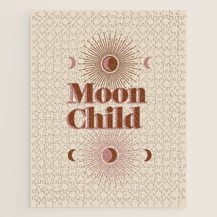 Vintage Moon Child Jigsaw Puzzle Gallery Image 1