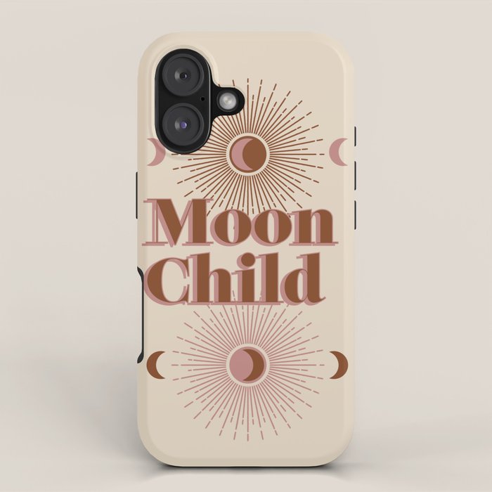 Vintage Moon Child iPhone Case Gallery Image 1