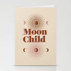 Vintage Moon Child Stationery Card Gallery Image 2