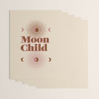 Vintage Moon Child Wrapping Paper Gallery Image 3