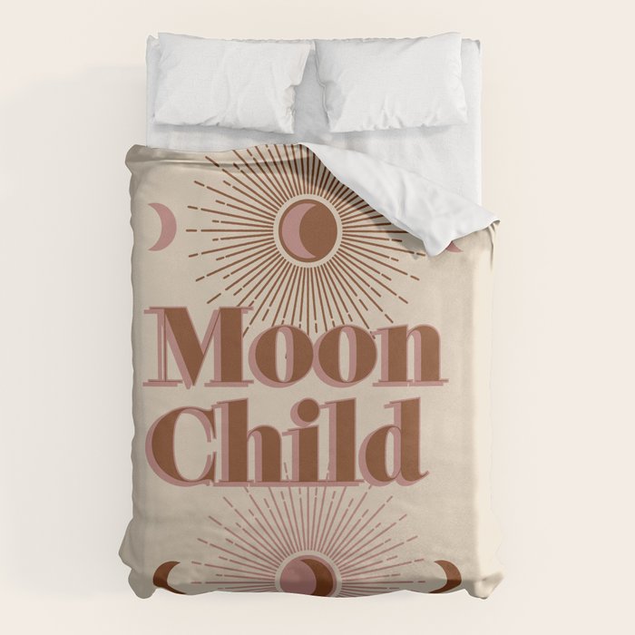 Vintage Moon Child Duvet Cover Gallery Image 1