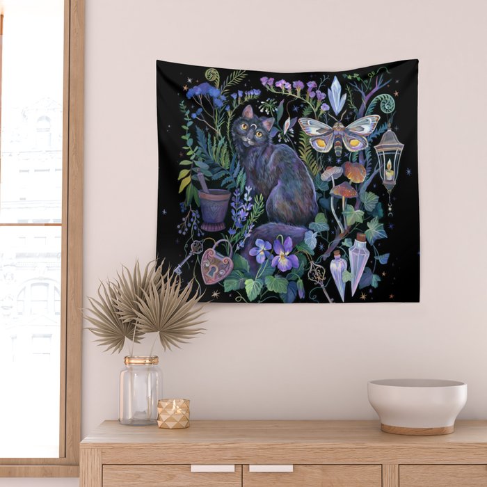 Witch Potion Garden Wall Tapestry Gallery Image 2