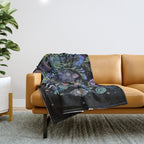 Witch Potion Garden Throw Blanket Gallery Image 1