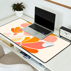 Floral Disco Party - 70s Style Wildflowers Desk Mat Gallery Image 2