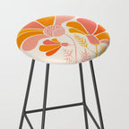 Floral Disco Party - 70s Style Wildflowers Stool Gallery Image 2