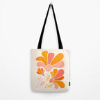 Floral Disco Party - 70s Style Wildflowers Tote Bag Gallery Image 2