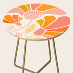 Floral Disco Party - 70s Style Wildflowers Side Table Gallery Image 2
