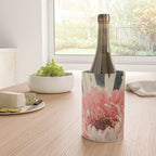 Pink germini dahlia flower 3 Wine Chiller Gallery Image 4