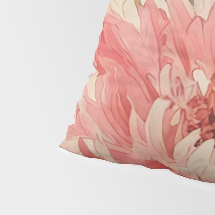 Pink germini dahlia flower 3 Pillow Sham Gallery Image 4