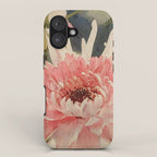 Pink germini dahlia flower 3 iPhone Case Gallery Image 1