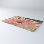 Pink germini dahlia flower 3 Rug Gallery Image 3