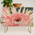 Pink germini dahlia flower 3 Credenza Gallery Image 1