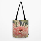 Pink germini dahlia flower 3 Tote Bag Gallery Image 2