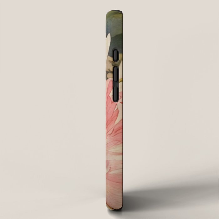 Pink germini dahlia flower 3 iPhone Case Gallery Image 2