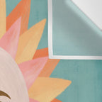 Smiling Sunny Day at the Beach Wall Tapestry Gallery Image 3