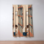 Getting Lost in a Book Window Curtain Gallery Image 3