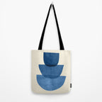 Abstract Shapes 37-Blue Tote Bag Gallery Image 2