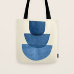 Abstract Shapes 37-Blue Tote Bag Gallery Image 1