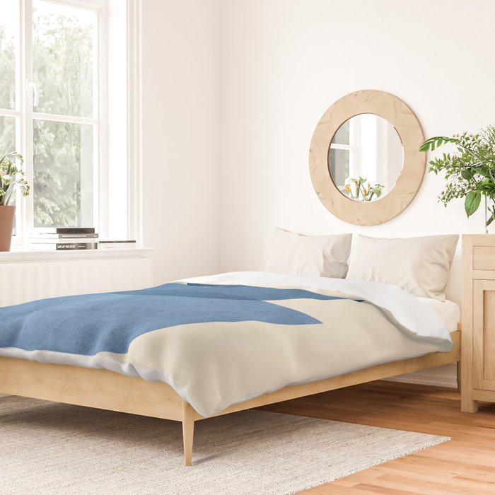 Abstract Shapes 37-Blue Duvet Cover Gallery Image 2