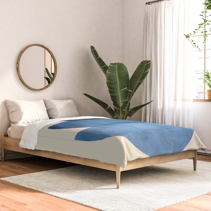 Abstract Shapes 37-Blue Comforter Gallery Image 2