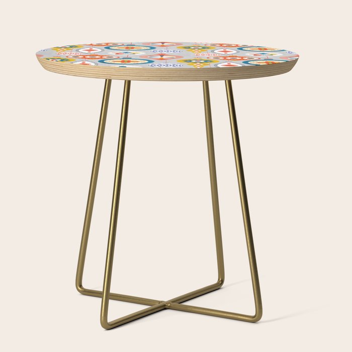 Christmas retro baubles no3 Side Table Gallery Image 1