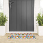 Christmas retro baubles no3 Welcome Mat Gallery Image 3